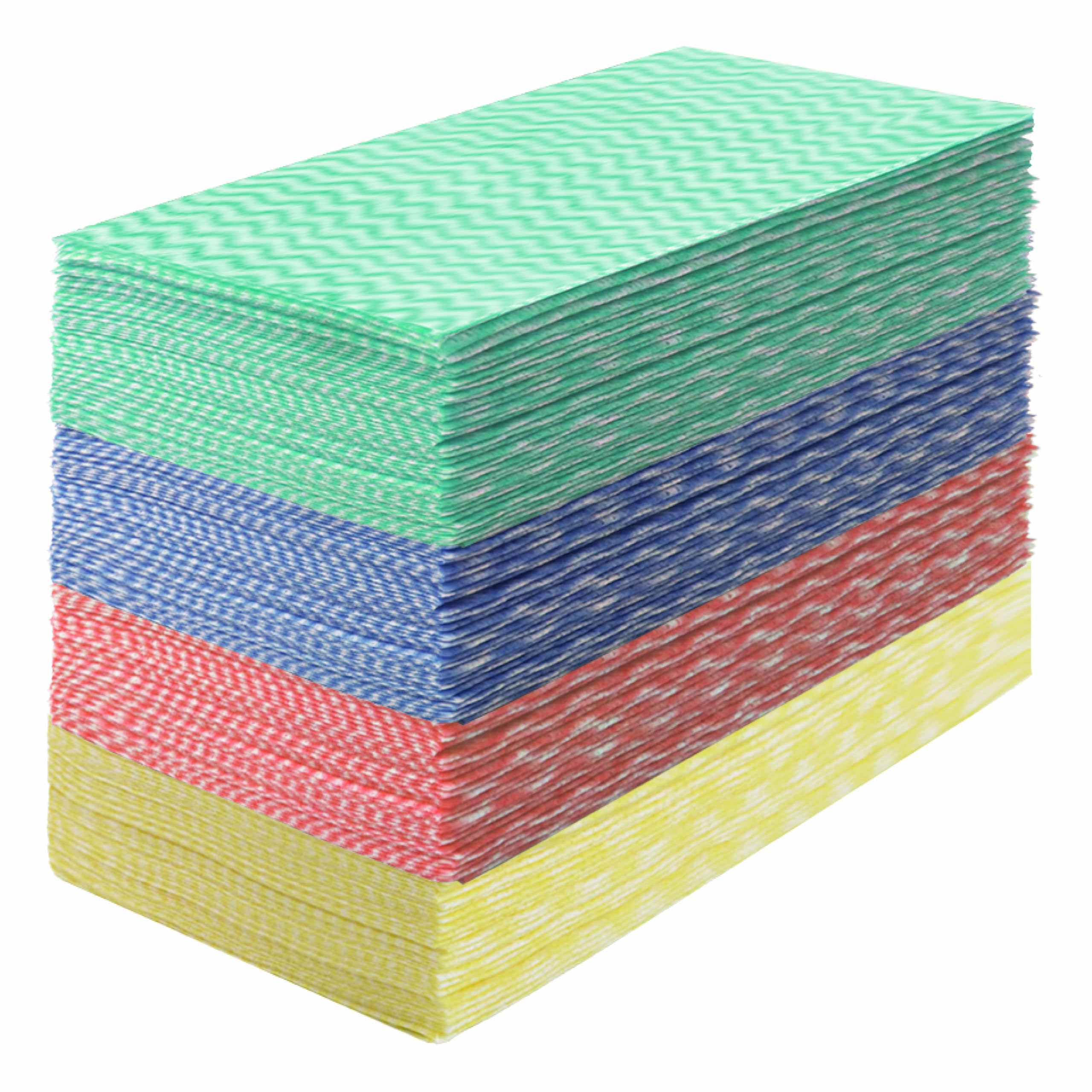 Jebblas Disposable Cloth,All Purpose Cloths,Kitchen Cloth,Dish Cloths,Disposable Cloths Cleaning,Colour Coded Cleaning Cloths,30x53cm (120pcs)