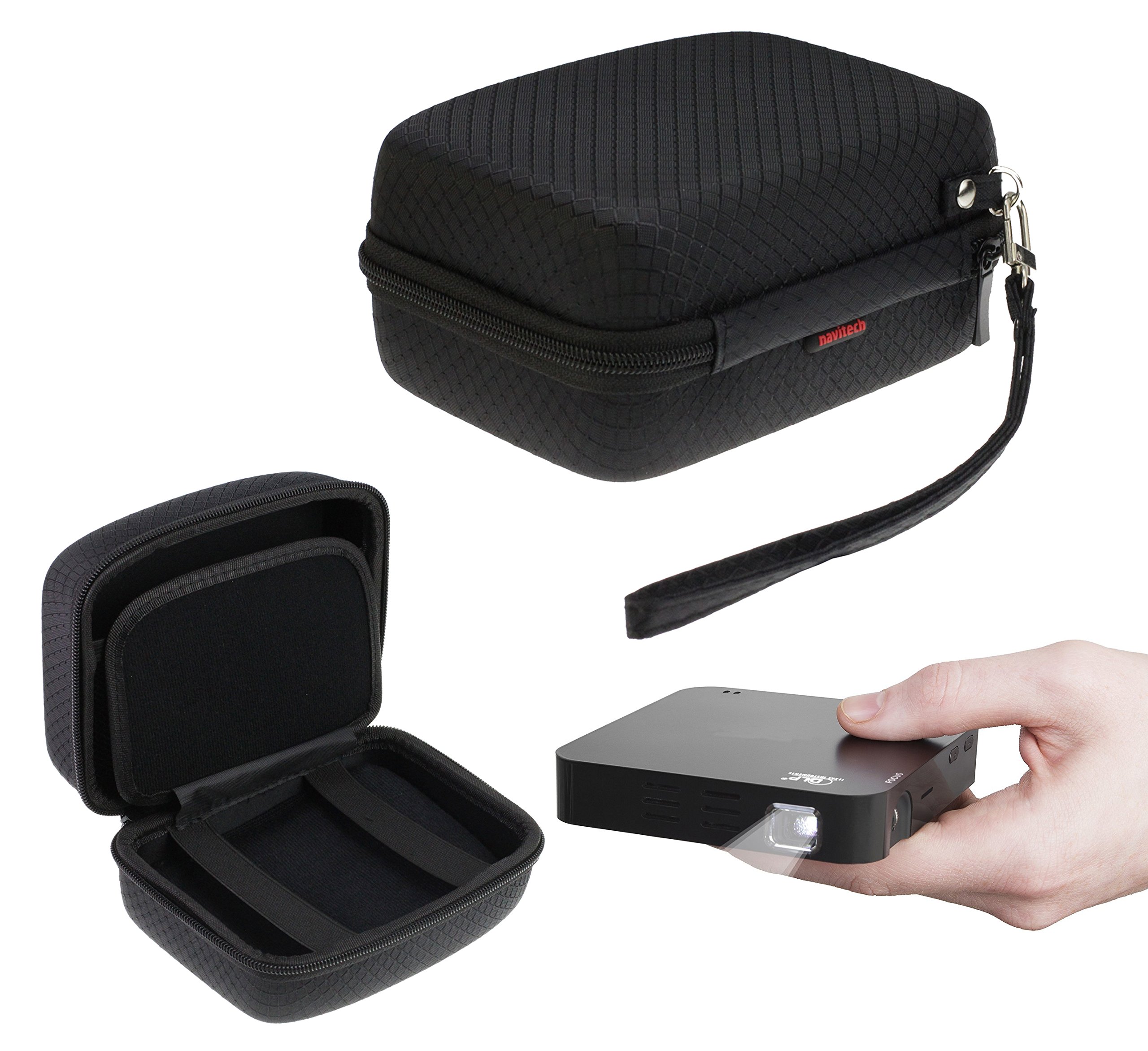 Navitechblack Protective Portable Handheld Pocket Projector