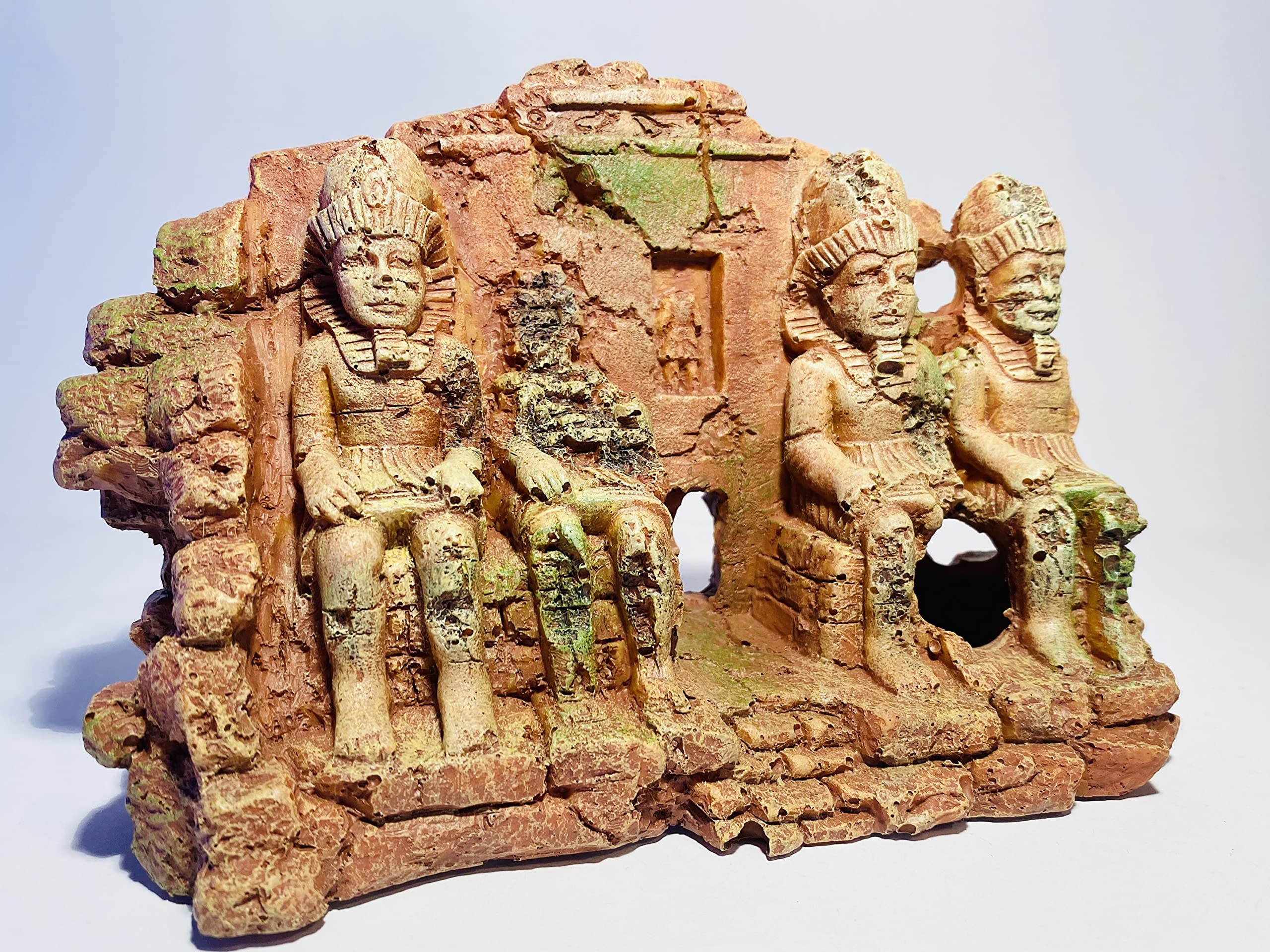 Mezzaluna Gifts Ancient Ruin Crumbling Bricks Historic Aztec Design Fish Tank Aquarium Ornament