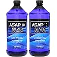 American Biotech Labs ASAP 10 PPM Silver Sol Immune System Support | 2 Pack of 32 Oz Totalling 64 Oz