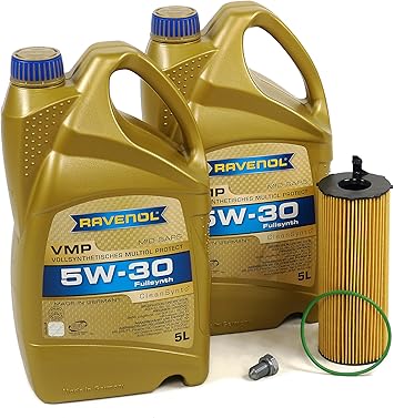 Amazon Com Blau J1a5008 B Motor Oil Change Kit Compatible With 2009 12 Vw Touareg W 6 Cylinder 3 0l Tdi Diesel Engine Automotive