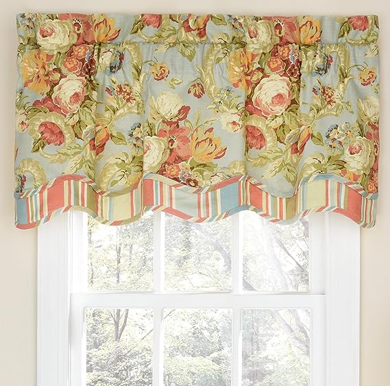 Waverly Spring Bling Window Valance 18x52 Vapor Amazon.ca Home & Kitchen