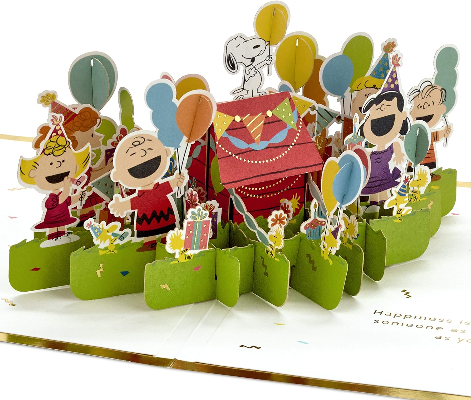 Hallmark Signature Paper Wonder Peanuts Pop Up Birthday Card (Celebrate