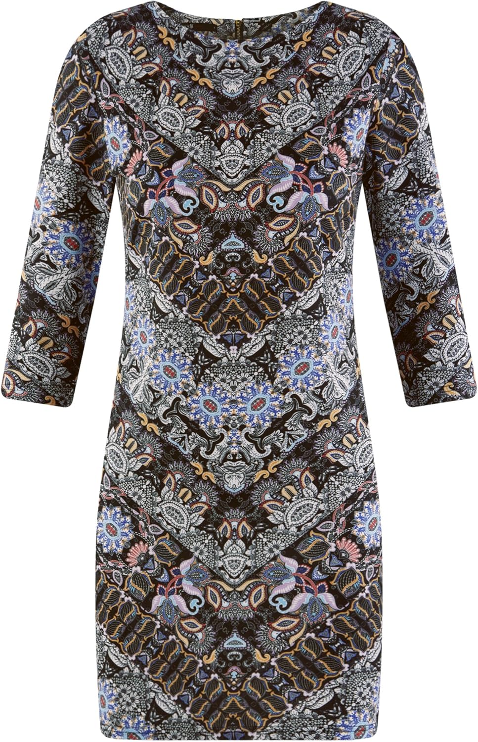 oodji Ultra Damen Enges Kleid mit Rei/&szlig;verschluss