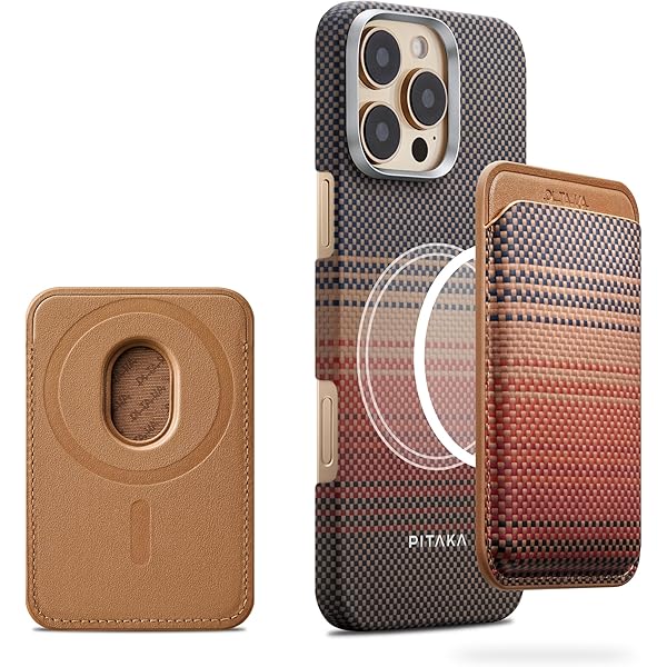 pitaka Phone Card Holder [MagEZ Card Sleeve 3.0] Stick on Wallet For Credit  or Business Cards, Compatible With MagSafe, MagEZ Case for iPhone  16/15/14/13/and Galaxy S24/S23/S22
