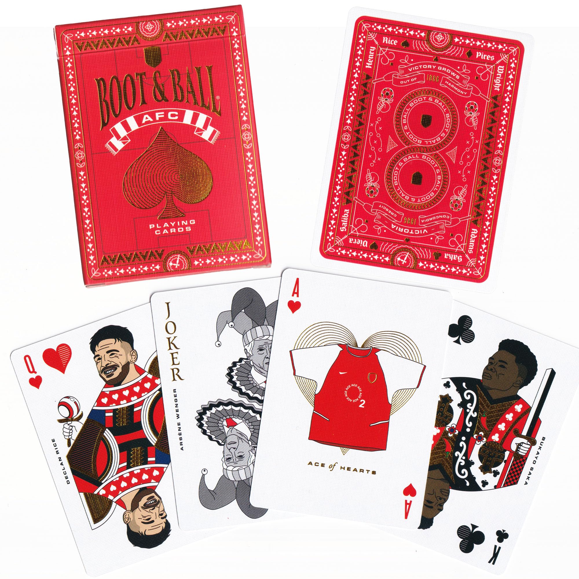 Boot & Ball Arsenal Playing Cards