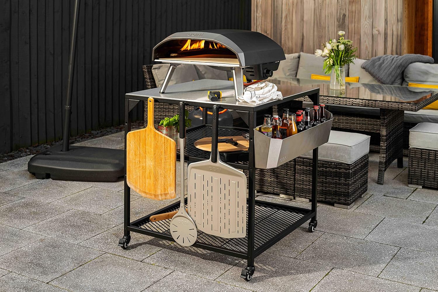 Ooni Tavolo da Lavoro Consolle per Forno Pizza e Accessori Barbecue e  picnic urban-earth.co.uk