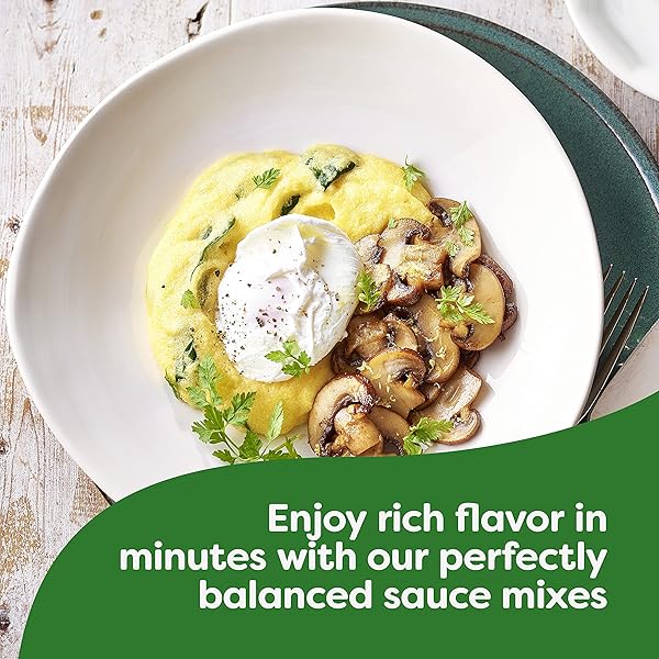 KNORR SAUCE MIX SAUCES FOR SIMPLE MEALS AND SIDES HOLLANDAISE NO ARTIFICIAL FLAVORS, NO ADDED MSG 0.9 OZ