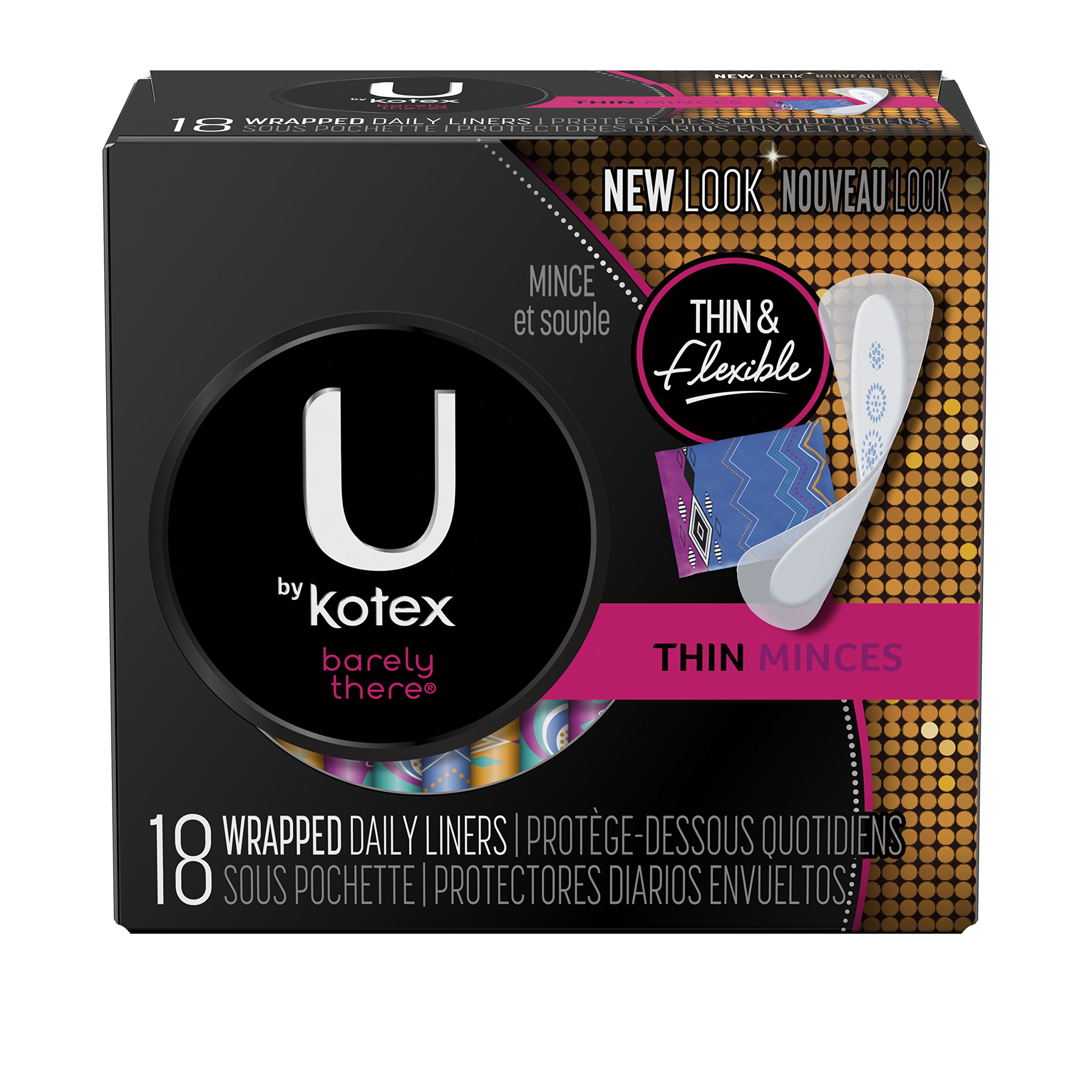 Photo 1 of **FACTORY SEALED** U by Kotex Barely There Liners, Light Absorbency, Unscented