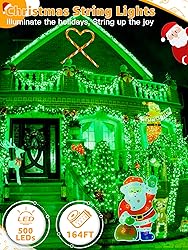 BrightChristmas 500 LED 164 FT Christmas