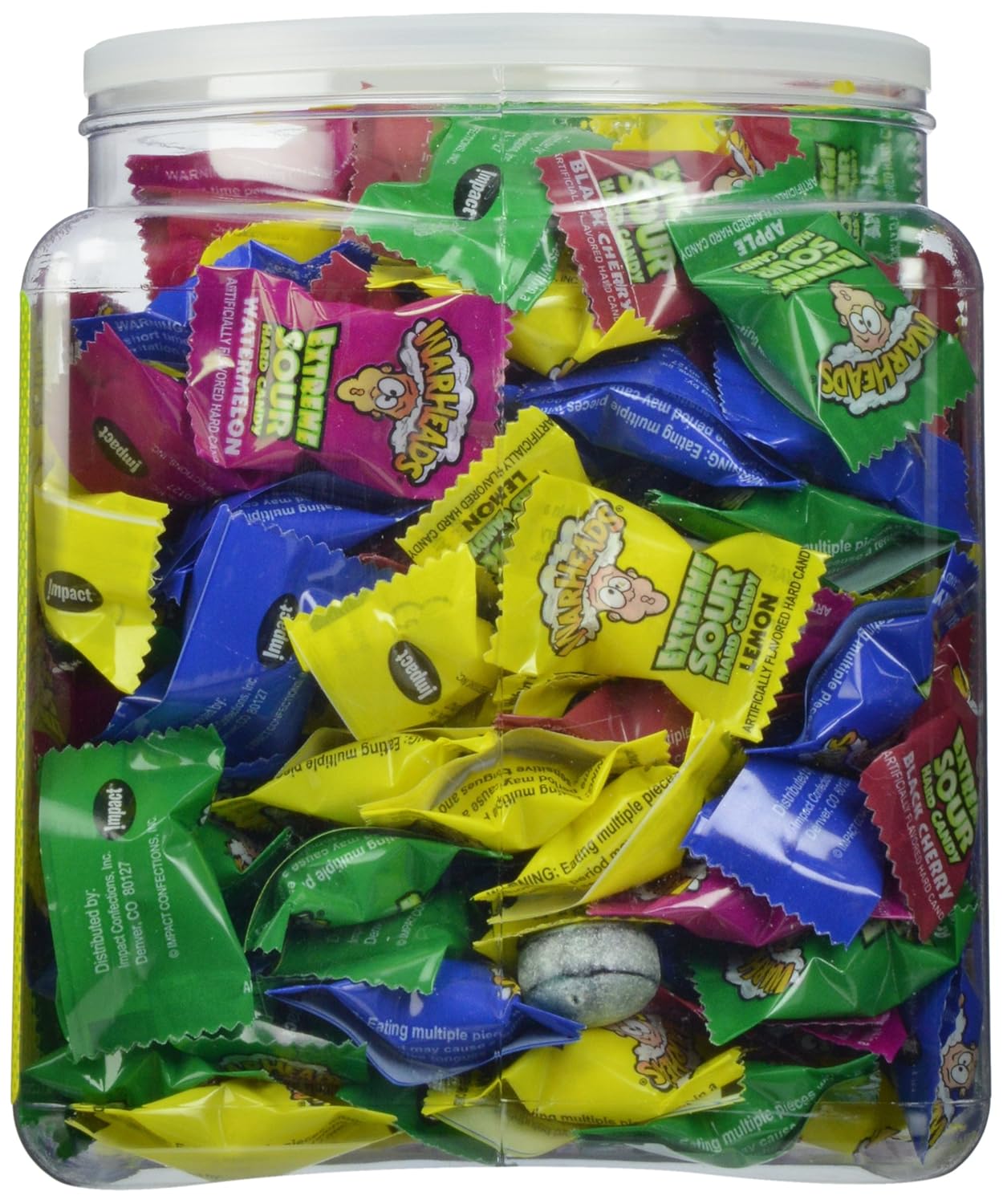Warheads Extreme Sour Hard Candy (Pack of 240): Grocery & Gourmet Food