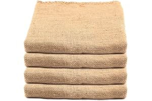 KEILEOHO 4 Pack 36 X 24 Inch Burlap Bags, Large Food Grade Burlap Sacks for Gardening, Planting Growing Bags, Potato Sack Rac