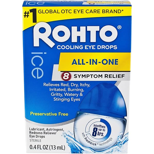ROHTO EYE DROPS COOLING R SIZE .05Z ROHTO EYE DROPS COOLING RELIEF .05Z