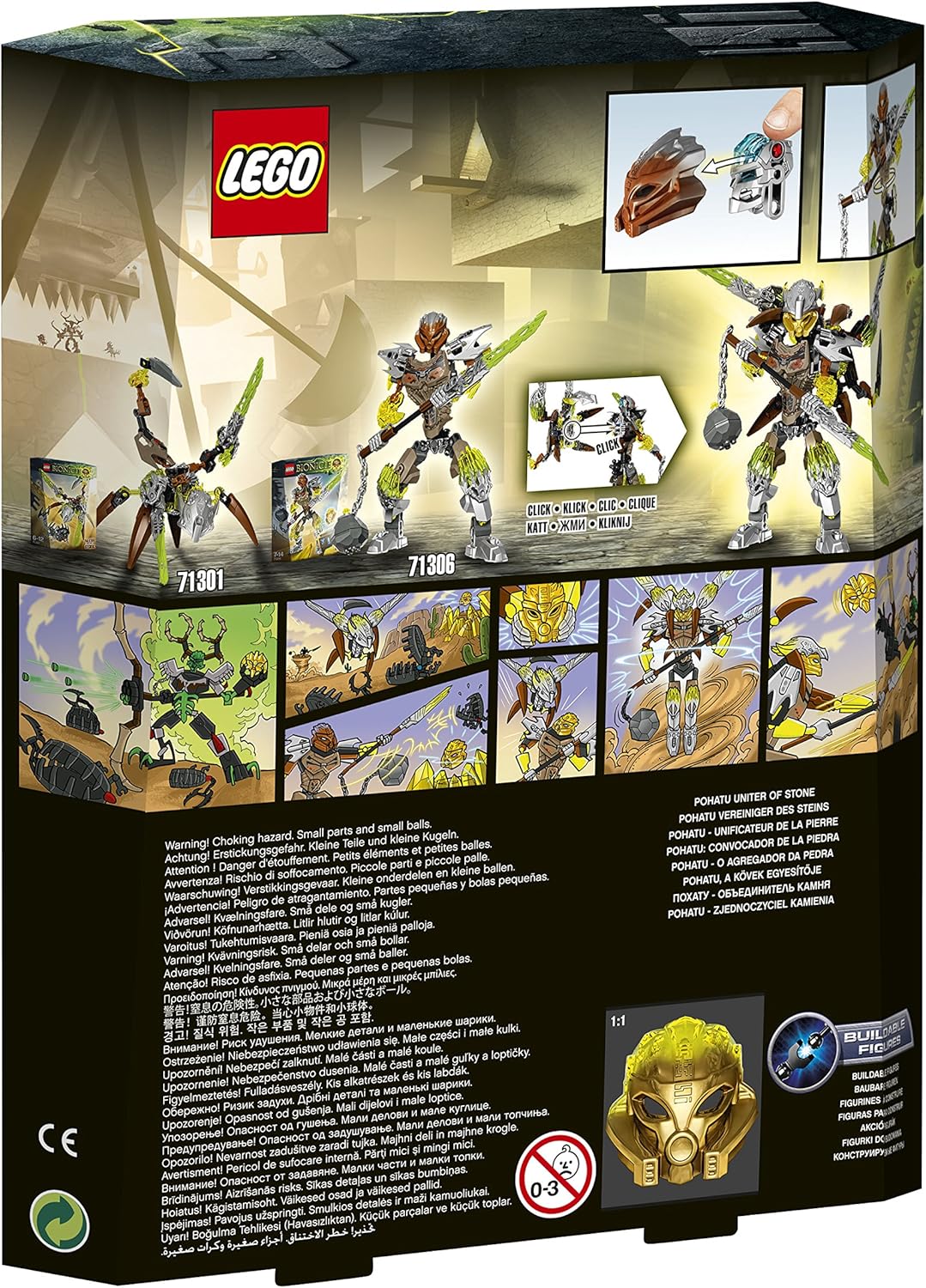 Lego Bionicle Pohatu Vereiniger Of Stone Amazon De Toys Games