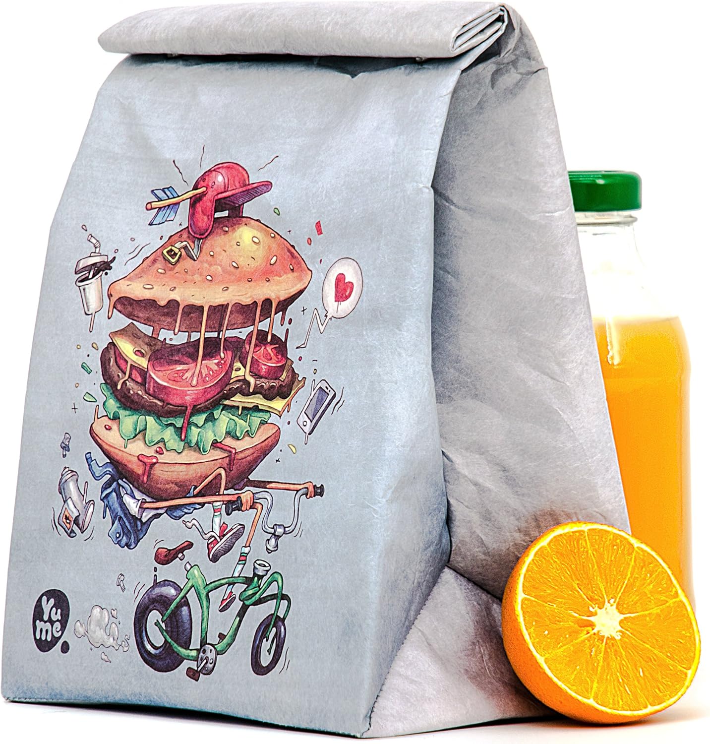YUME Reusable Lunch Sacks for Teen Lunch Box Bags for