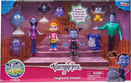 Amazon Disney Junior Vampirina Ghoulグローfangtastic Friends Figure 13 Pack おもちゃ おもちゃ