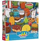Ceaco - Butts on Things - 500 Piece Jigsaw Puzzle for Adults | Art by Brian Cook, Made in USA, Includes Poster, Giftable, Frameable Art