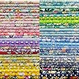 50-Piece Cotton Fabric Squares Bundle - 10x10 Inch Pre-Cut Quilting Material For DIY Crafts & Beginners