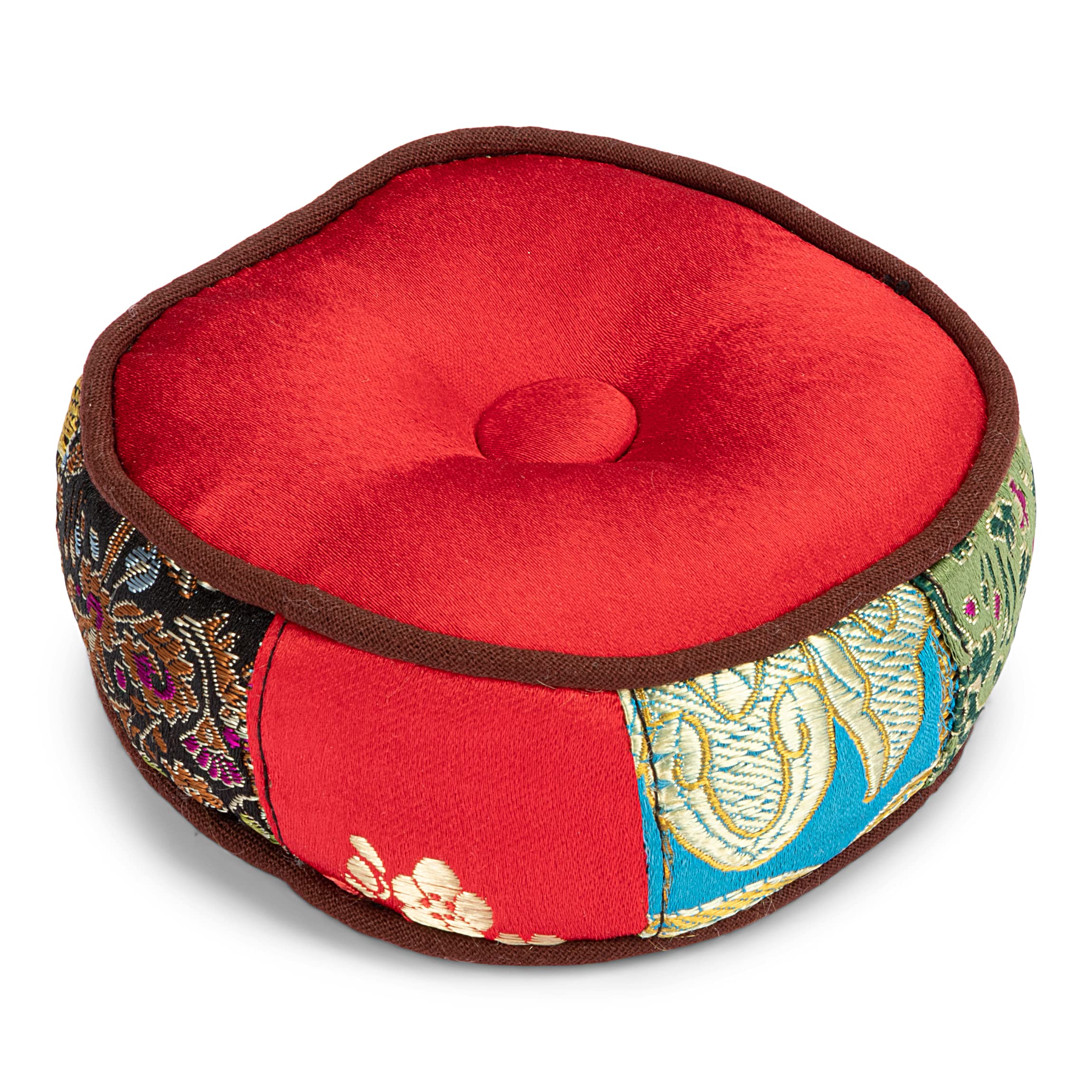 NKlaus Singing bowl cushion 8cm cushion for Tibetan singing bowl cotton coaster 12980