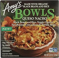 Amy's Frozen Meals, Queso Nacho Bowl, Microwave Meals, 9.8 Oz