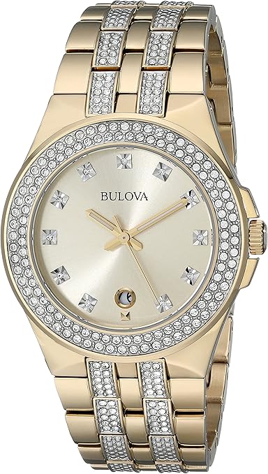 iced out bulova watch men's