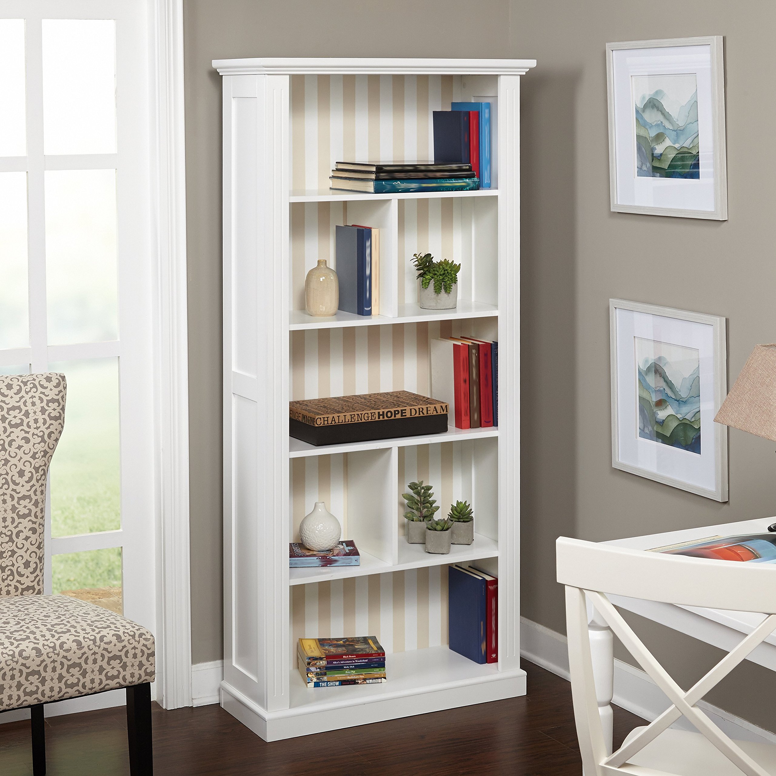 Target Marketing Systems Holland Bookcase with 5 Shelves and a