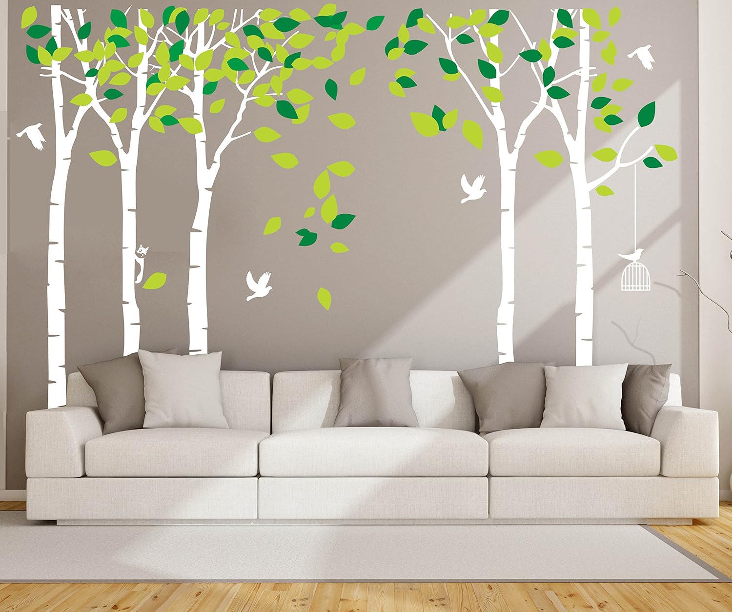 jungle tree wall decal