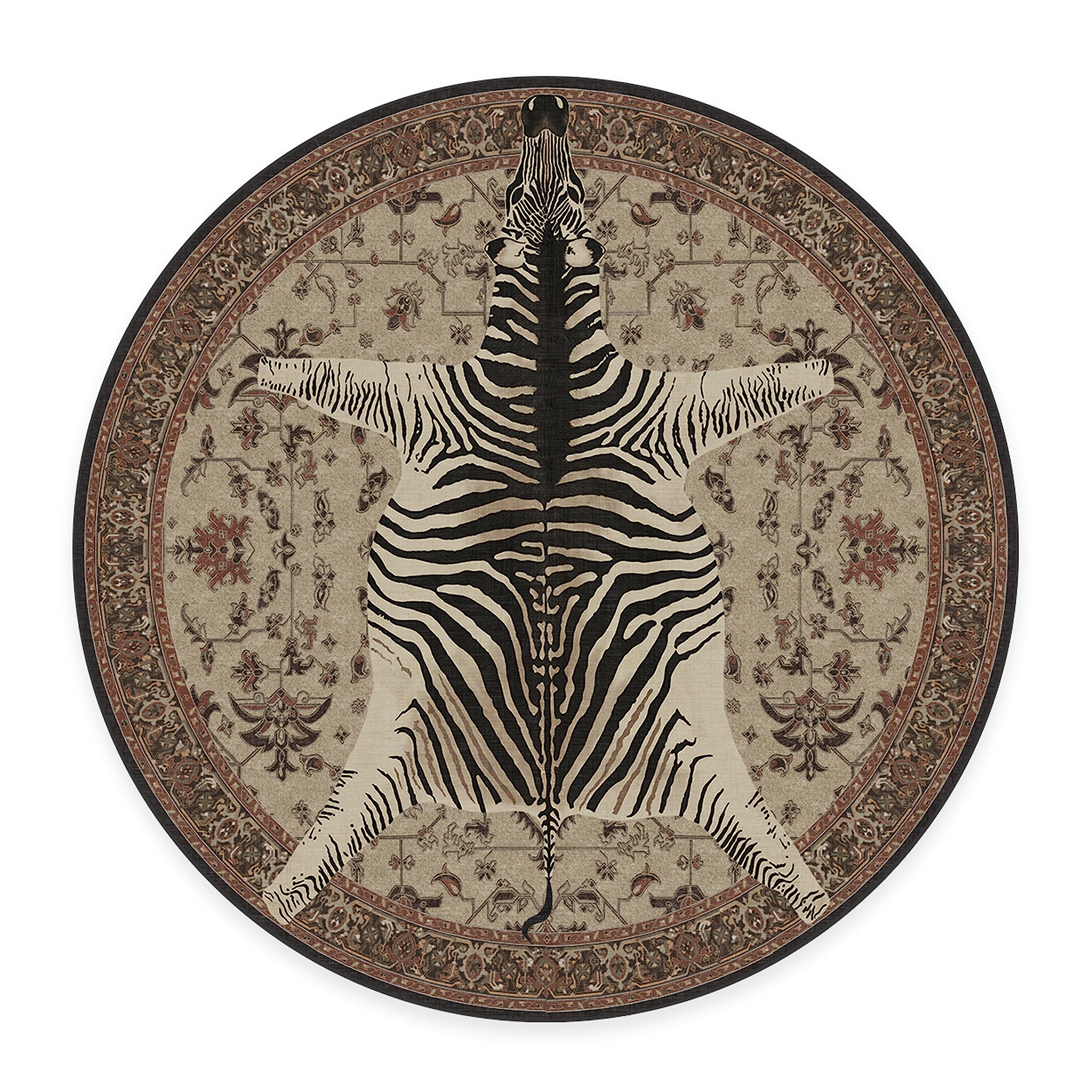RUGGABLE x Iris Apfel Round Rug - Perfect Modern