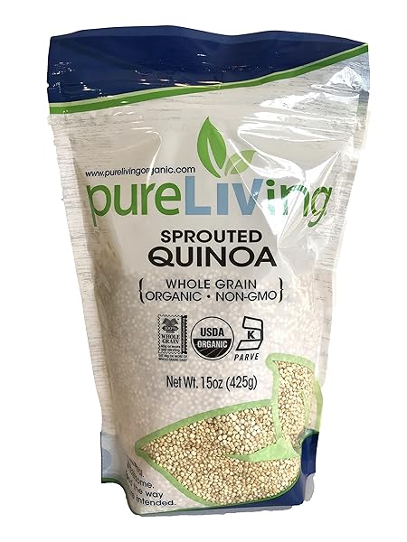PURE LIVING – ORGANIC SPROUTED QUINOA – 15...