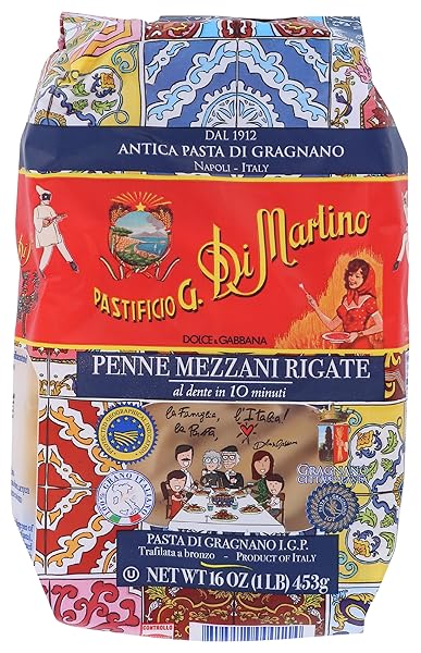 DI MARTINO PENNE MEZZANI RIGATE, 16 OZ