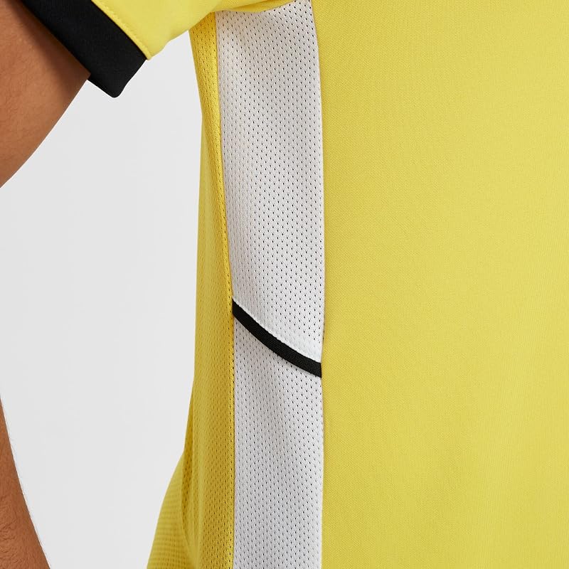 FZ9758-719 Y NK DF ACD25 SS Top Maglia Lunga Unisex Ragazzi Tour Yellow/Black/White/Black Taglia XL