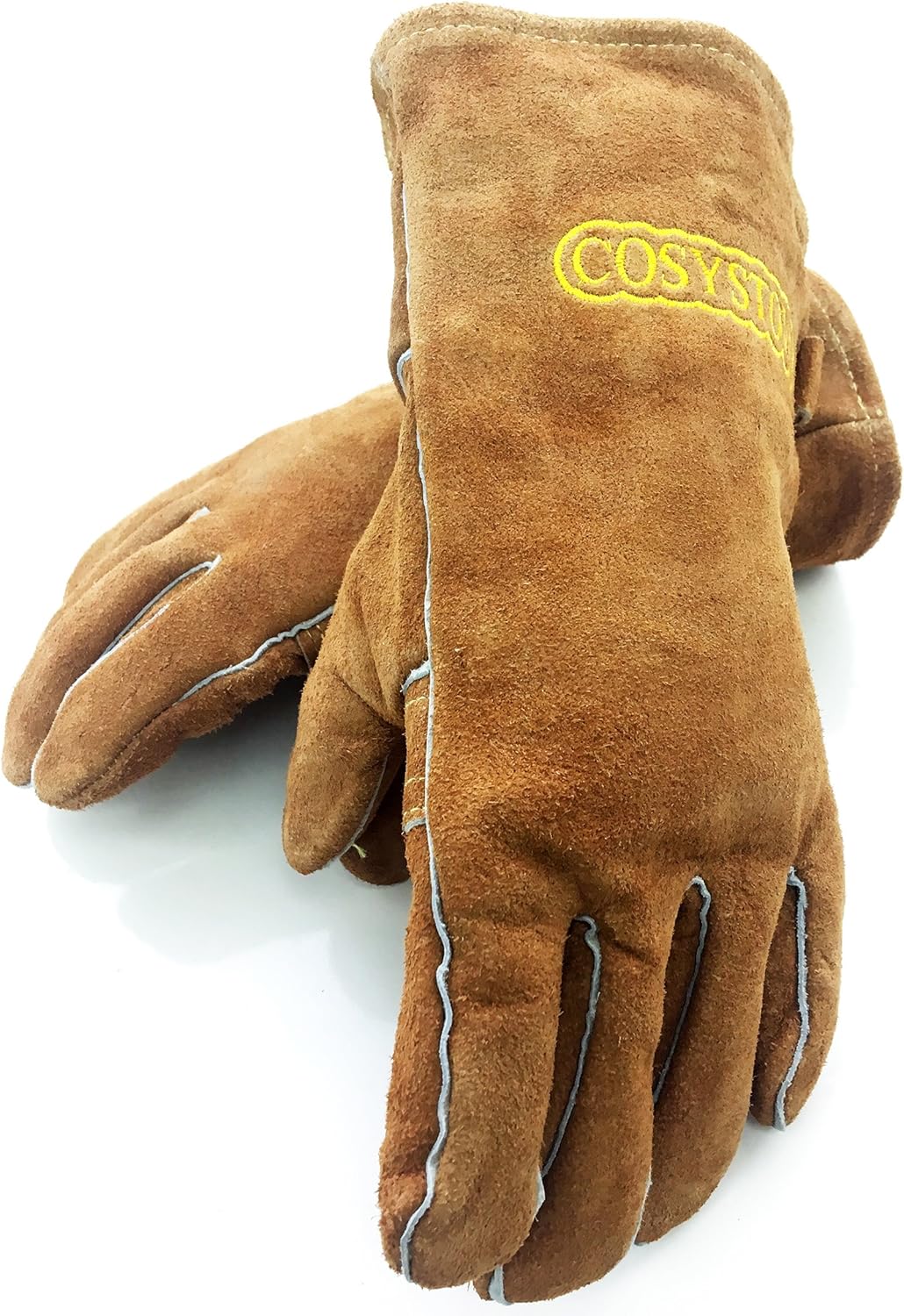 Cosystove Genuine Leather High Quality Heavy Duty Heat Resistant Safety