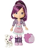 The Bridge Direct Strawberry Shortcake Berry Best Friend Plum Pudding With Pitterpatch Fashion Doll, 6-Inch