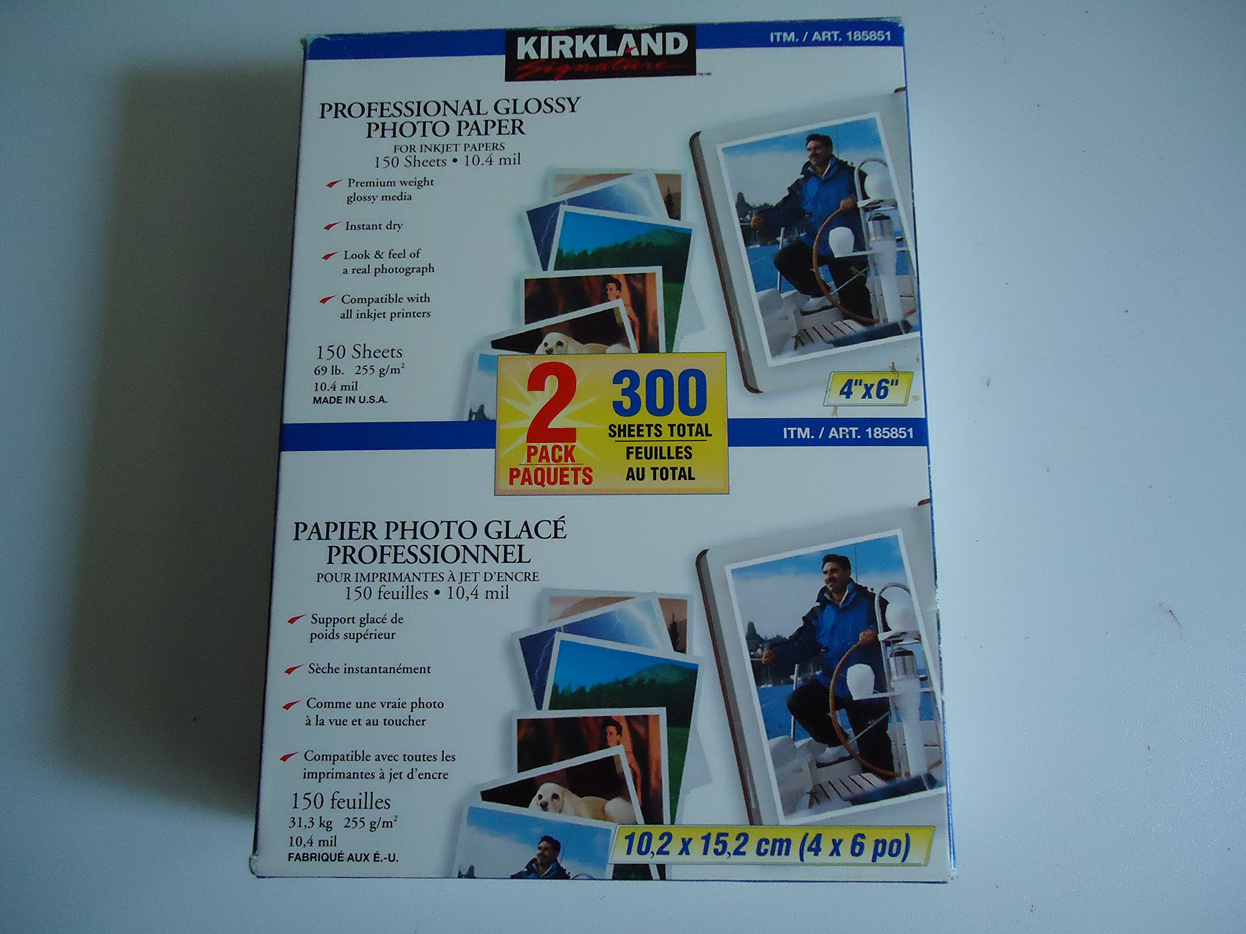 Photo Paper Kirkland Glossy InkJet Professional Photo Paper A4 150