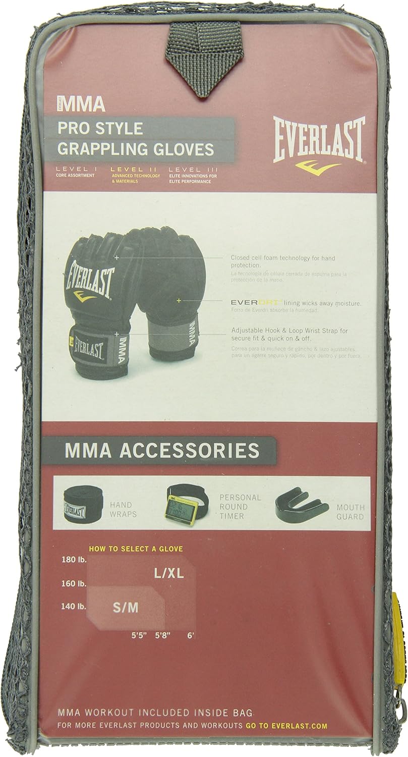 Everlast Pro Style MMA Grappling Gloves : Training Boxing Gloves : Sports & Outdoors