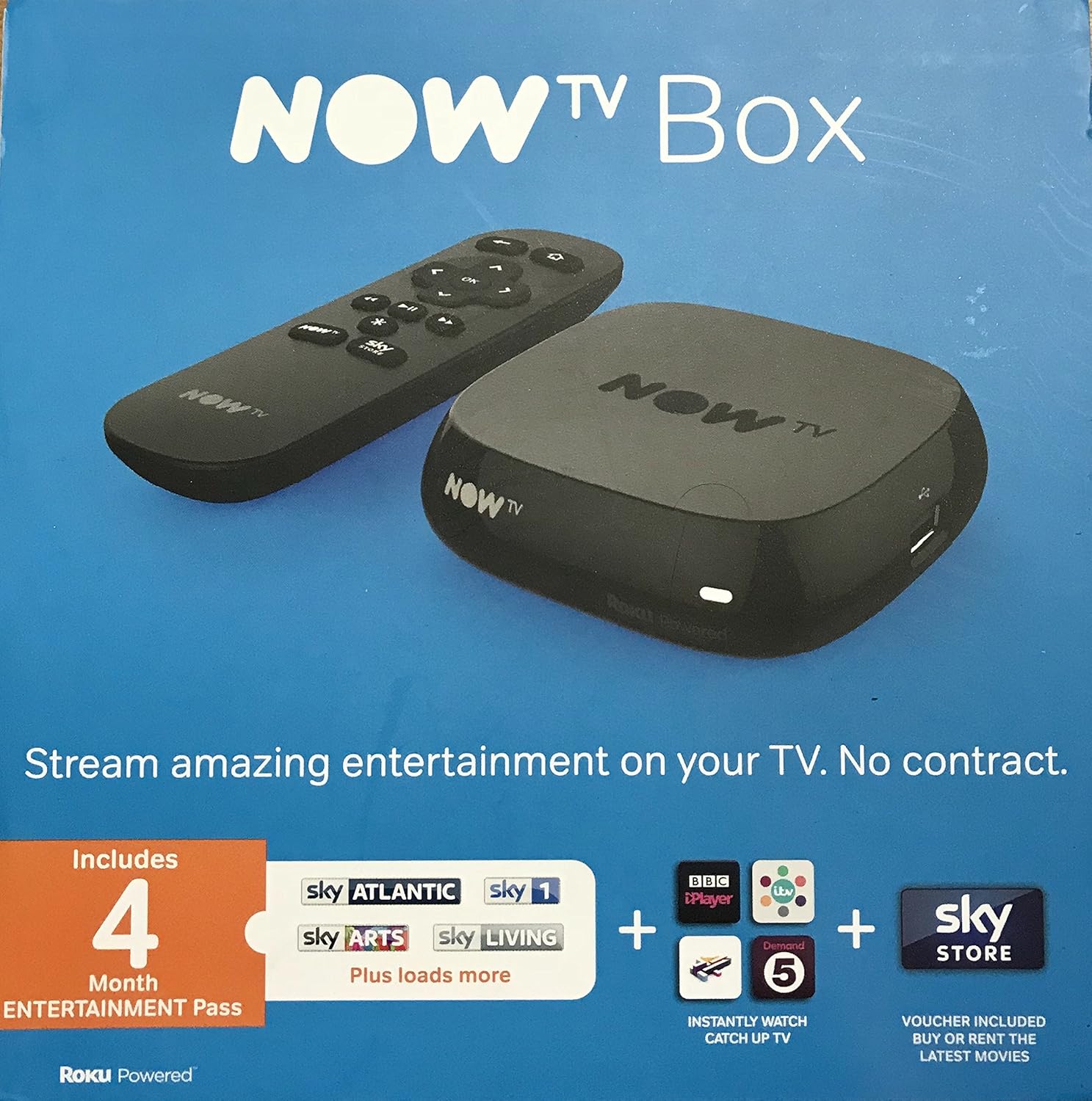 NOW TV Box with 4 Month Entertainment Pass and Sky Amazon.co.uk