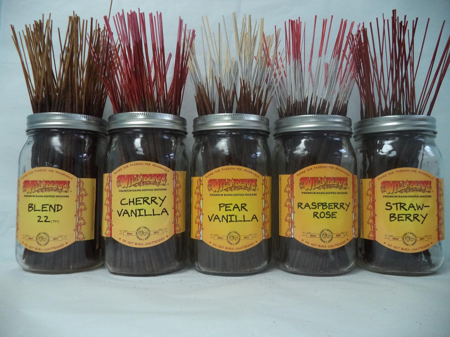 Wildberry Incense Sticks Fruit Scents Set 1 20 Sticks