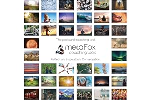 metaFox - 52 Inspirational, Positive Affirmations & Motivational Postcards, Picture Cards For Life Coaching, Therapy, & Perso