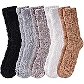 AOXION Fuzzy Socks for Women Fluffy Slipper Winter Warm Soft Cozy Microfiber Plush Home Sleeping Socks