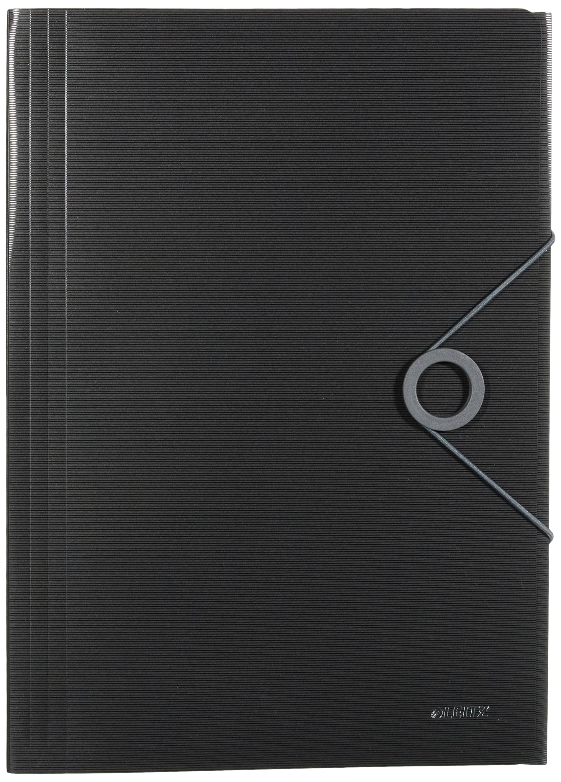 Leitz Solid corner stretch folder, PP, for approx. 150 sheets, A4, black, 45631095