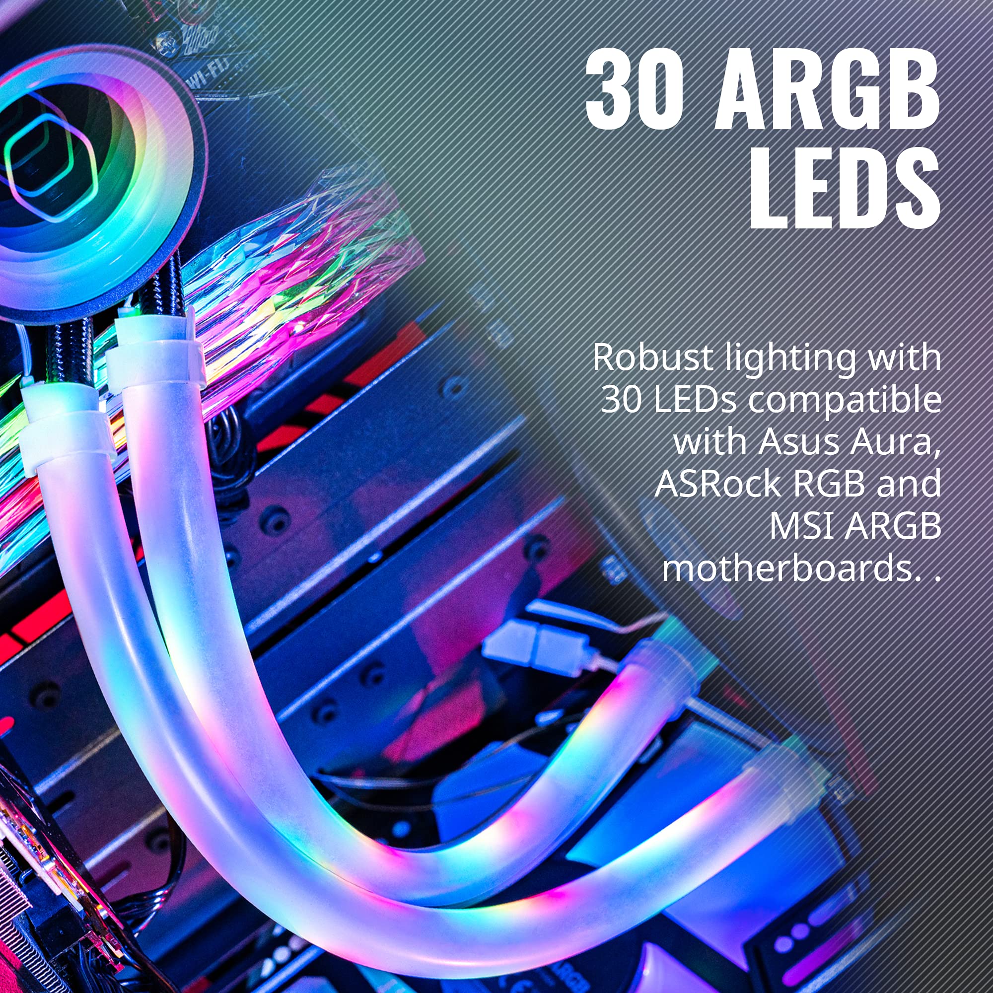 Mua Cooler Master Addressable RGB LED Tube Sleeve A1, 30 ARGB LEDs Soft ...