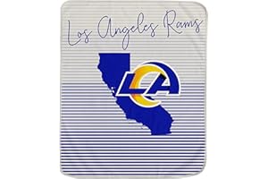 Pegasus Sports Officially Licensed NFL State Stripe Blanket, 60" x 70