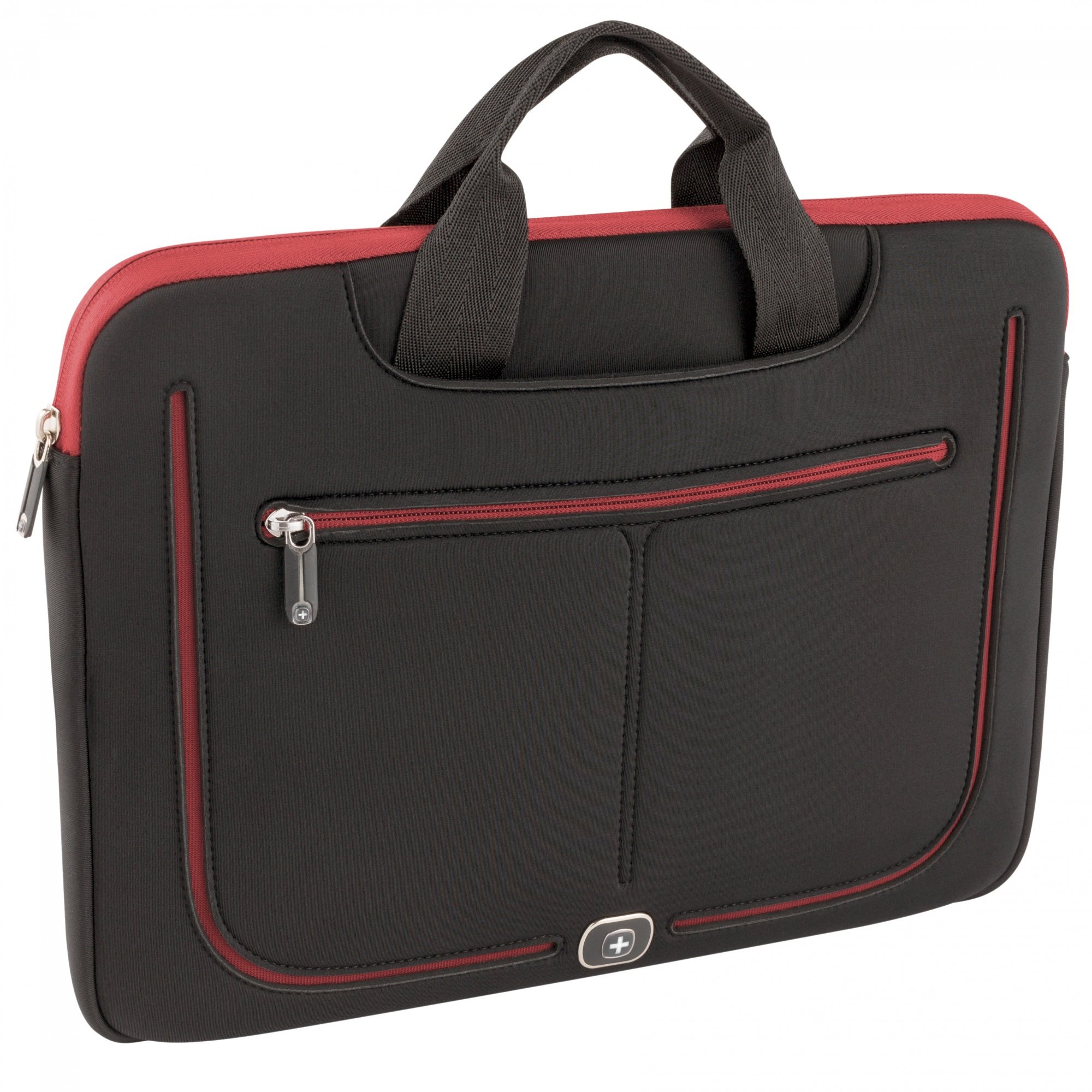 Wenger 600673 RESOLUTION 10" iPad/Tablet Sleeve, Padded anti-scratch lining with Hideaway carry handles in Black