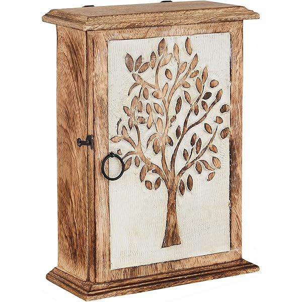 Wooden Hidden Key Vintage Key w/ Diorama, Kitchen