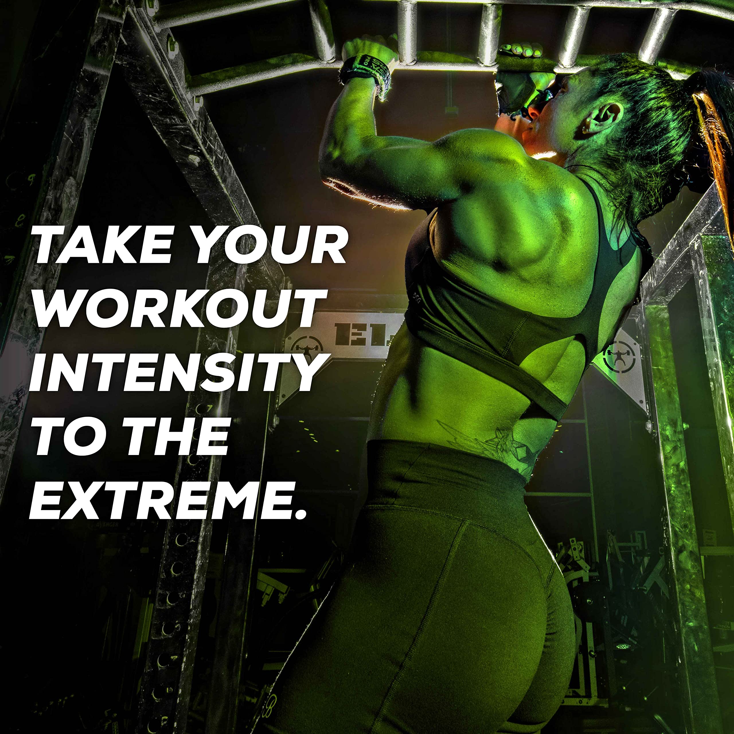 REDCON1 Total War Black Ops Extreme Preworkout Powder, Sour Gummy Bear, High Stimulant, 400 mg Caffeine, NO3-T Nitrates + L-Citrulline, Increase Blood Flow, Muscle Pumps (20 Servings)