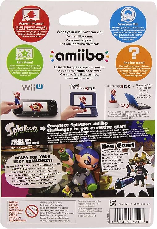 Nintendo Figura Amiibo Splatoon Boy Amazon Es Videojuegos