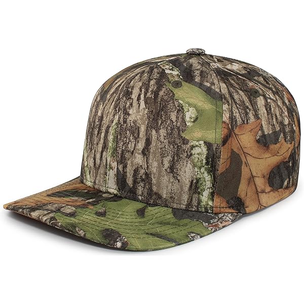 Woven Patch Cap | Camo Hunting Cap W/Snap Back Closure at
