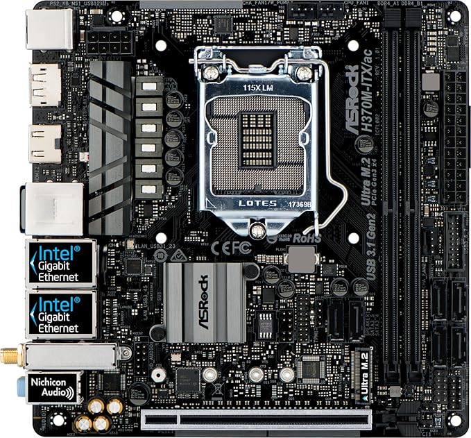 Amazon In Buy Asrock H370m Itx Ac Lga1151 Intel H370 Ddr4 Sata3 Usb3 1 M 2 Wi Fi A 2gbe Mini Itx Motherboard Online At Low Prices In India Asrock Reviews Ratings Amazon In Buy Asrock H370m Itx Ac Lga1151 Intel H370 Ddr4 Sata3 Usb3 1 M 2 Wi Fi A 2gbe Mini Itx Motherboard Online At Low Prices In India Asrock Reviews Ratings