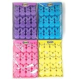 Marshmallow Peeps Easter Bunnies Variety Pack (4 Pack)