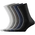 NUDUS UNDERWEAR Men’s Bamboo Rayon Ankle Quarter Dress Socks 5-Pair Gift Box, Premium Quality